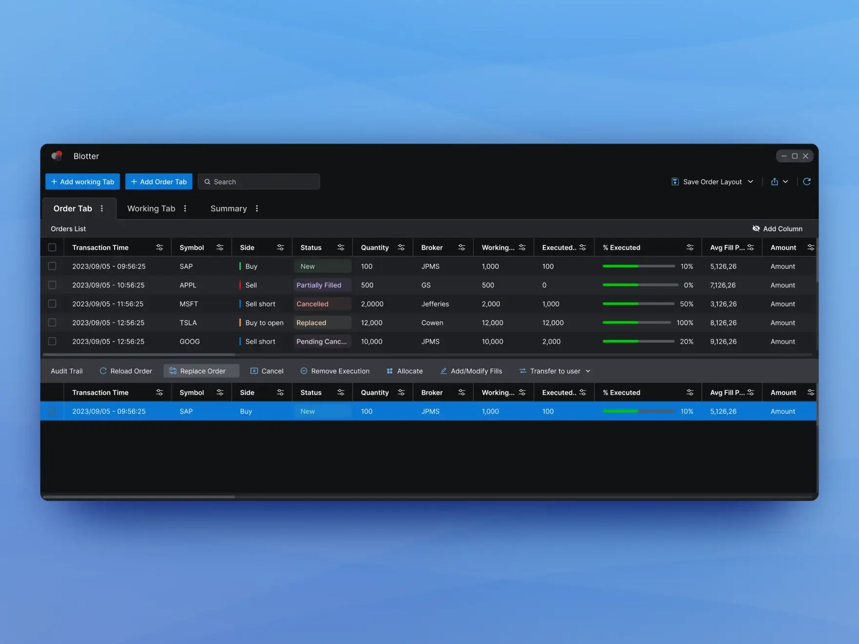 Order Status UI UX Screen To Show The Order Status